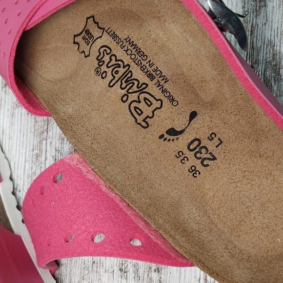 🟪NIB Sz 36 Birkenstock Birki's Pink Freeport Slide Sandal - Picture 15 of 16